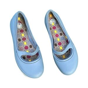 Crocs Mary Jane Ballet Flats Women's Size 8‎ Blue Shoes